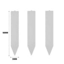 100pcs Plant Label Plant Tag Stake Garden Flower Pot Nursery Marker (White)