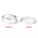 5pcs Aluminum Alloy Cycling Headset Pad Front Riser Pad Ring Bicycle Front Fork