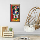 DIY Diamond Painting Christmas Dwarfs Hang Wreaths Full Round Drill Picture
