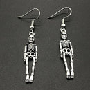 Halloween  Earrings Fashion Jewelry Human Skeleton Pendant Skeleton Earrings