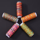 5pcs Rainbow Color Sewing Thread Hand Quilting Embroidery Sewing Thread