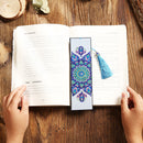 Diamond Painting Bookmark Leather Tassel Book Marks (Mandolin Flowers-S21) Newly