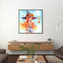 Full Round Diamond Painting Kits Bee Commander Little Witch Mosaic Picture