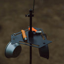 Aluminum Alloy Camping Lamp Holder Insert Hanging Light Stand for Outdoor Hiking