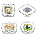 4x Metal Biscuit Pastry Cookie Mold Cake Fondant Sugarcraft SALE Mould H8E8