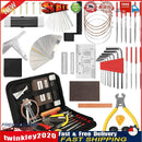 54pcs Guitar Repairing Maintenance Tool Kits String Ruler Fret Wrench Set Newly