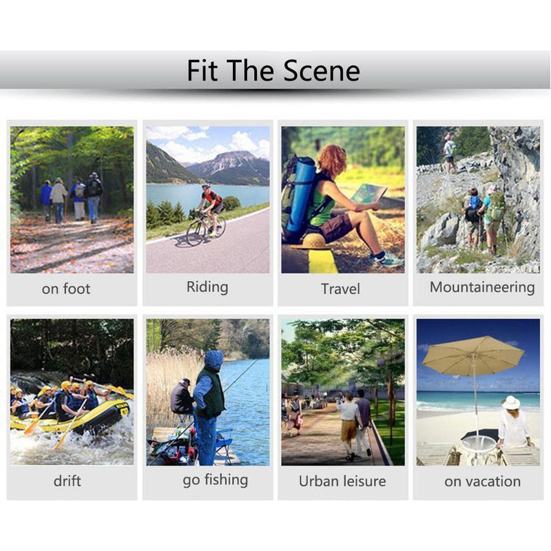 6pcs Outdoor Camping Carabiner Clip Climbing Quick Hanging Buckle (Black)