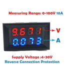 0.28" Four Digits Digital Voltmeter Voltage Amperemeter 0-100V 0-10A