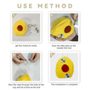 DIY Felt Beehive Kit Hanging Bee Hive Cute House for Bee Outdoor (2 Pack)