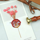 #A Retro House Pattern Seal Wax Stamp Head Fire Paint for Card DIY Envelopes Sta