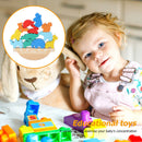 Montessori Toys Wooden Animals Balance Blocks Game Puzzle Stacker Building