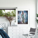 Elegant Girl Canvas Painted Oil Paint By Numbers Wall Art Modern Bedroom Decor