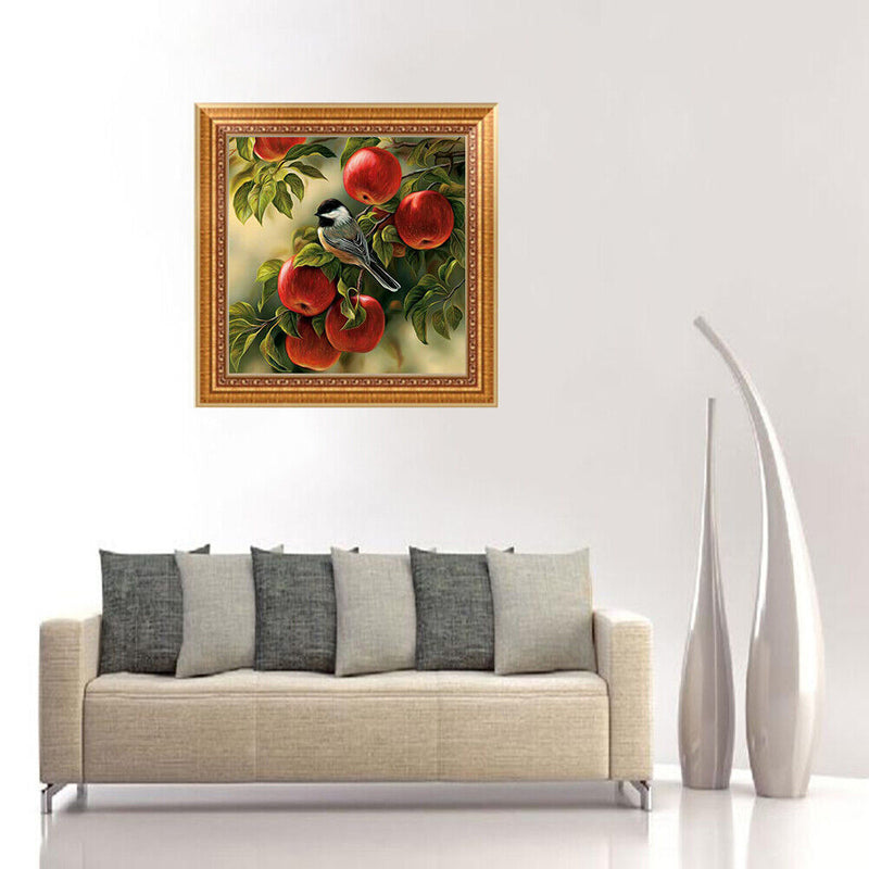 5D Square Diamond DIY Diamond Painting Fruit Bird Embroidery Cross Stitch Newly