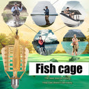 Boat Fishing Bait Feeder Cages Sinker Plastic Fishing Lure Cage (50g) Newly