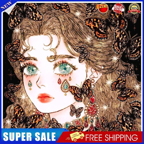 5D Diamond Painting DIY Butterfly Beauty Full Round Drill Picture (NY142)