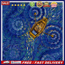 5D DIY Star Lake Full Round Drill Diamond Painting Handicraft Rhinestone Drawing