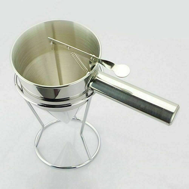 Steel Donut Cupcake Pancake-Waffle Batter CL Dispenser G4B7 H8A2