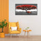 Red Tree Bench Oil Paint By Numbers Kits DIY Handpainted on Canvas Wall Pictures