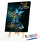 DIY Hand Painted Paint By Numbers Oil Canvas Pictures Artwork Butterfly Kit G