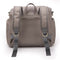 PU Large Capacity Diaper Bag Mommy Bag Backpack for Travel Totes (Grey)