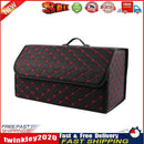 Car Trunk Organizer Auto Multiuse Tools Storage Bag (Large Black+Red Line) Newly
