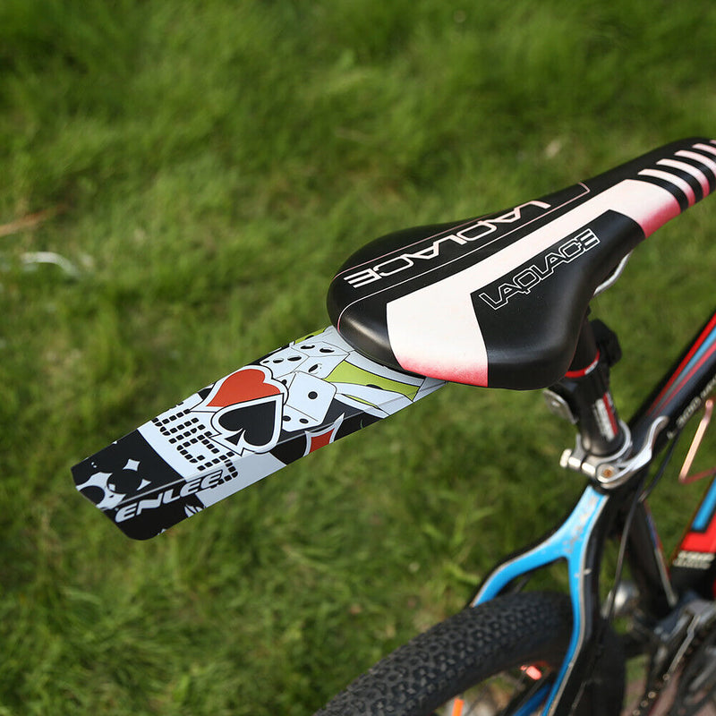 Enlee Ultra-thin Bicycle Seat Fender Removable MTB Bike Saddle Wings Mud Gu