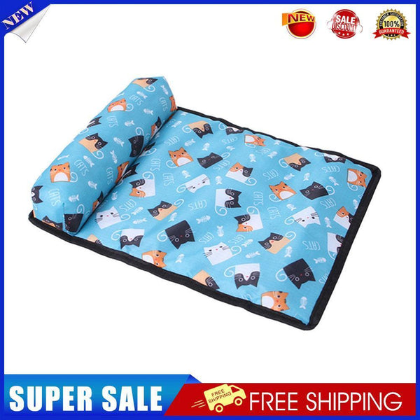 Dog Mat Cooling Summer Ice Pad Cats Sleeping Cushion Pet Kennel (Kitten M)