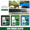 Sun Shade Sail - Canopy Awning Screen Plant Greenhouse Cover (Green 2x4m) Newly