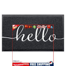 Front Doormat Water Absorption Easy to Clean Floor Mat w/ Non-Slip Back (A)