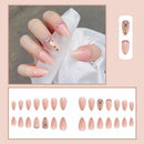 Beauty Jelly Gum Nail Art Ballerina False Nails Almond Ombre Ballet Nail Tip
