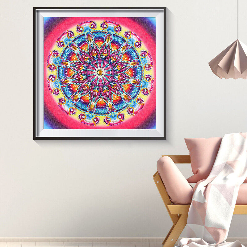 Mandala Part Special Shaped Diamond Painting Rhinestone Artwork Home Wall Decor