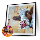 5D DIY Full Drill Diamond Painting Cow Cross Stitch Embroidery Mosaic Kit