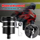 Universal Motorcycle Brake Fluid Reservoir Clutch Tank Oil Cup (Black) Newly