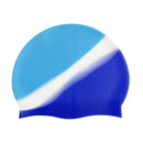 #A Silicone Swimming Caps for Adults Women Men Summer Pool Bathing Hair Ear Hat