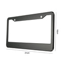 2pcs 12 x 6 in Stainless Steel Car License Plate Frame Cover Kit