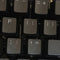 104pcs Universal Mechanical Keyboard Keycaps PC Bakclit Key Cap Set (Black)