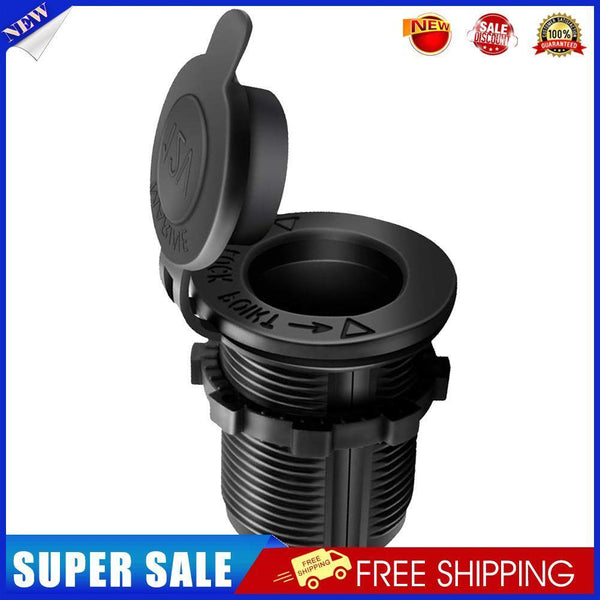 Car Marine RV 12V Cigarette Lighter Socket Power Outlet with Wire DIY Kit