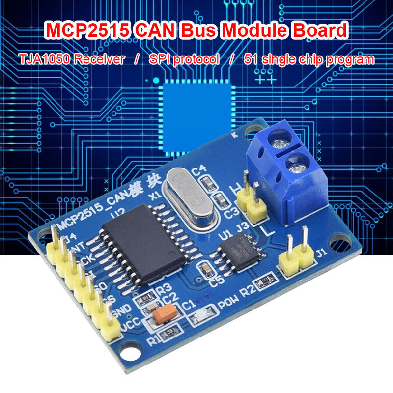 MCP2515 CAN Bus Module Board TJA1050 Receiver SPI for 51 MCU Controller Newly
