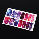 Water Transfer Foil Nail Stickers Mystery Galaxies?Flower) Manicure Design