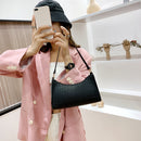 Alligator PU Women Handbag Tote Office Lady Shoulder Underarm Bags (Black)