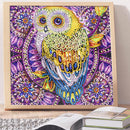 5D DIY Special Shaped Diamond Painting Owl Cross Stitch Mosaic Kit (R113)