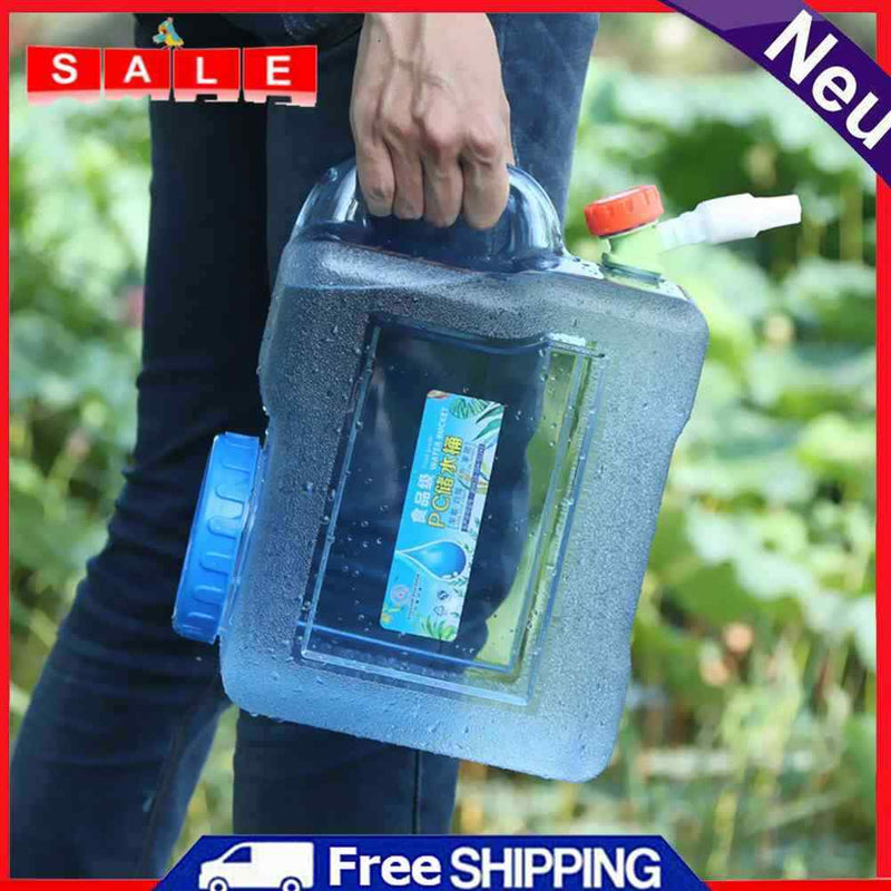 12L Water Bottle with Faucet Water Bag Large Capacity for Picnic Barbecue Hiking