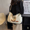 #A Canvas Crossbody Bags Solid Women Messenger Bags Top-handle Bags for Ladies G