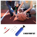 10pcs 6"" Bicycle Tire Type Ball Pump Air Inflator w/Gas Needle Nozzle Tube