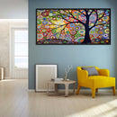5D Art Diamond Painting DIY Full Round Drill Colorful Tree Mosaic Kit Pictu