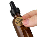 500pcs/1roll Baking Brown Blank Label Round Shape Paper N0R1 Kraft DIY F5E5