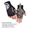 #A Cycling Half Finger Gloves Anti Slip Ice Silk Summer Sports Riding Hand Glove