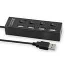 USB Hub 480Mbps High Speed Multi USB 2.0 Adapter Expander Splitter with Switch