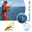 SHIZUO fishing bait, metal VIB bait vibration spoon long shot fishing bait hard