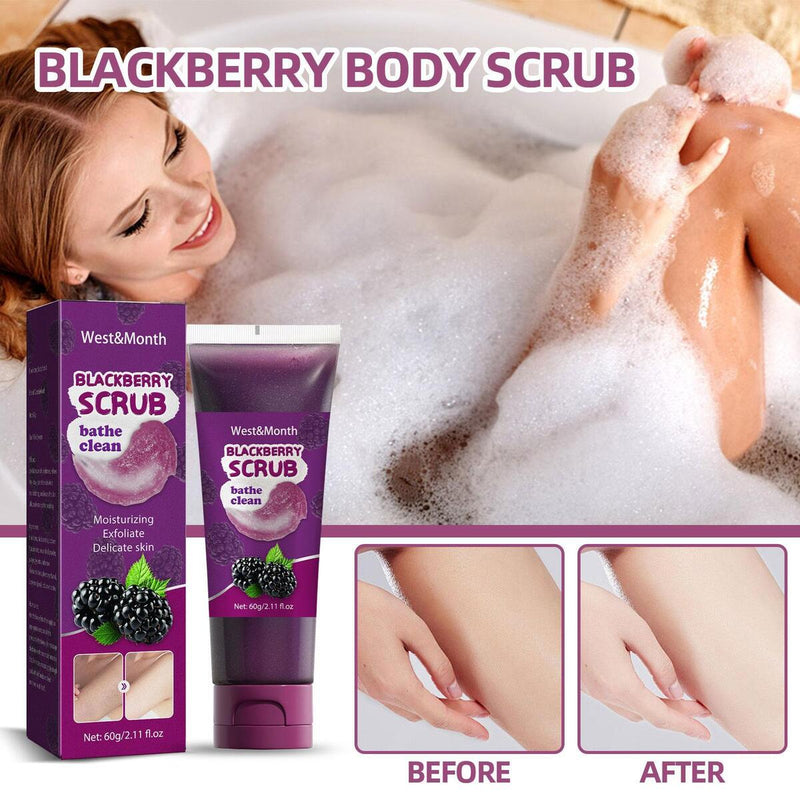 Blackberries Body Scrub Skin Care Oil Control Exfoliating Nourishes Whitening`